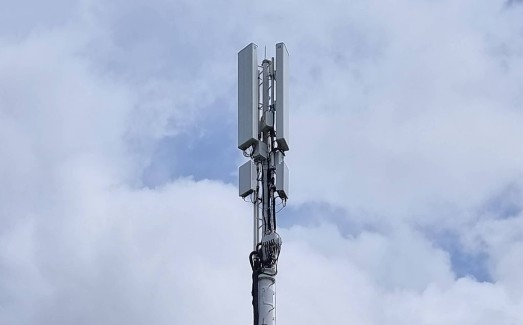 Picture of cell towers at Waihi Beach